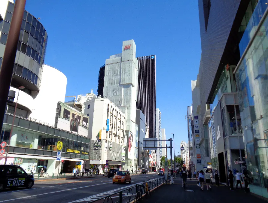 明治通り（原宿付近）